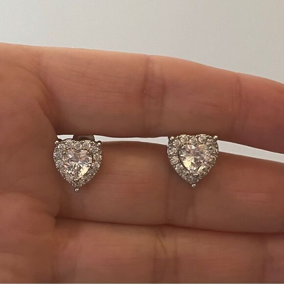 The My Heart Is Full stud earrings in 925 - Picture 2 of 11